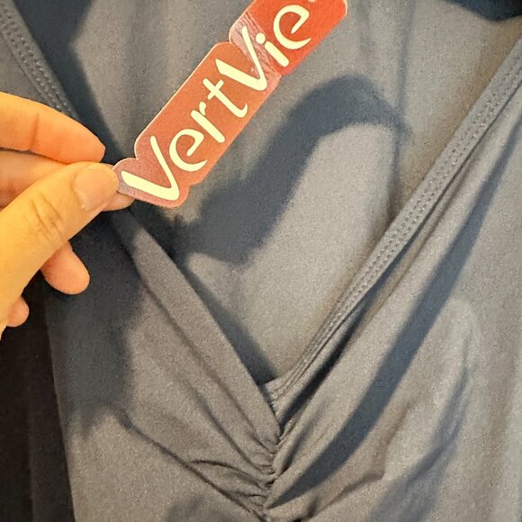 Elegant Navy Jumpsuit - Picture 9 of 10